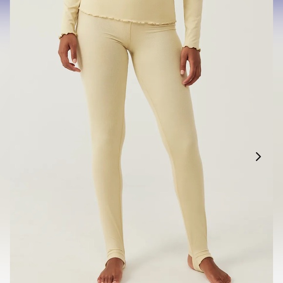 Outdoor Voices Ribknit Stirrup Leggings - Picture 1 of 7
